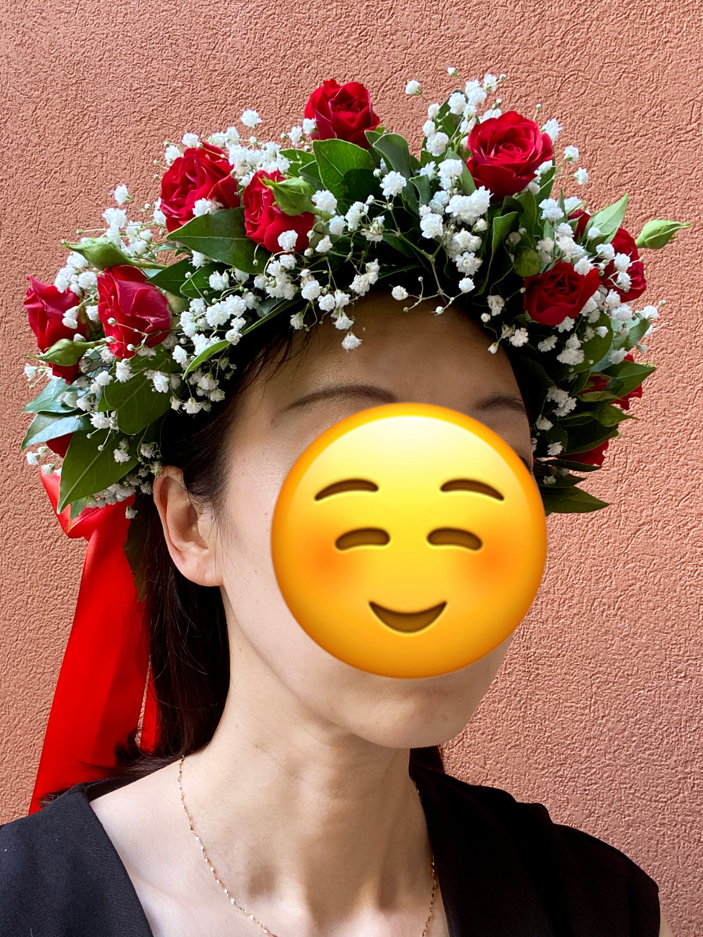 Laurel Wreath Fulls Flower Red - Corona di Laurea
