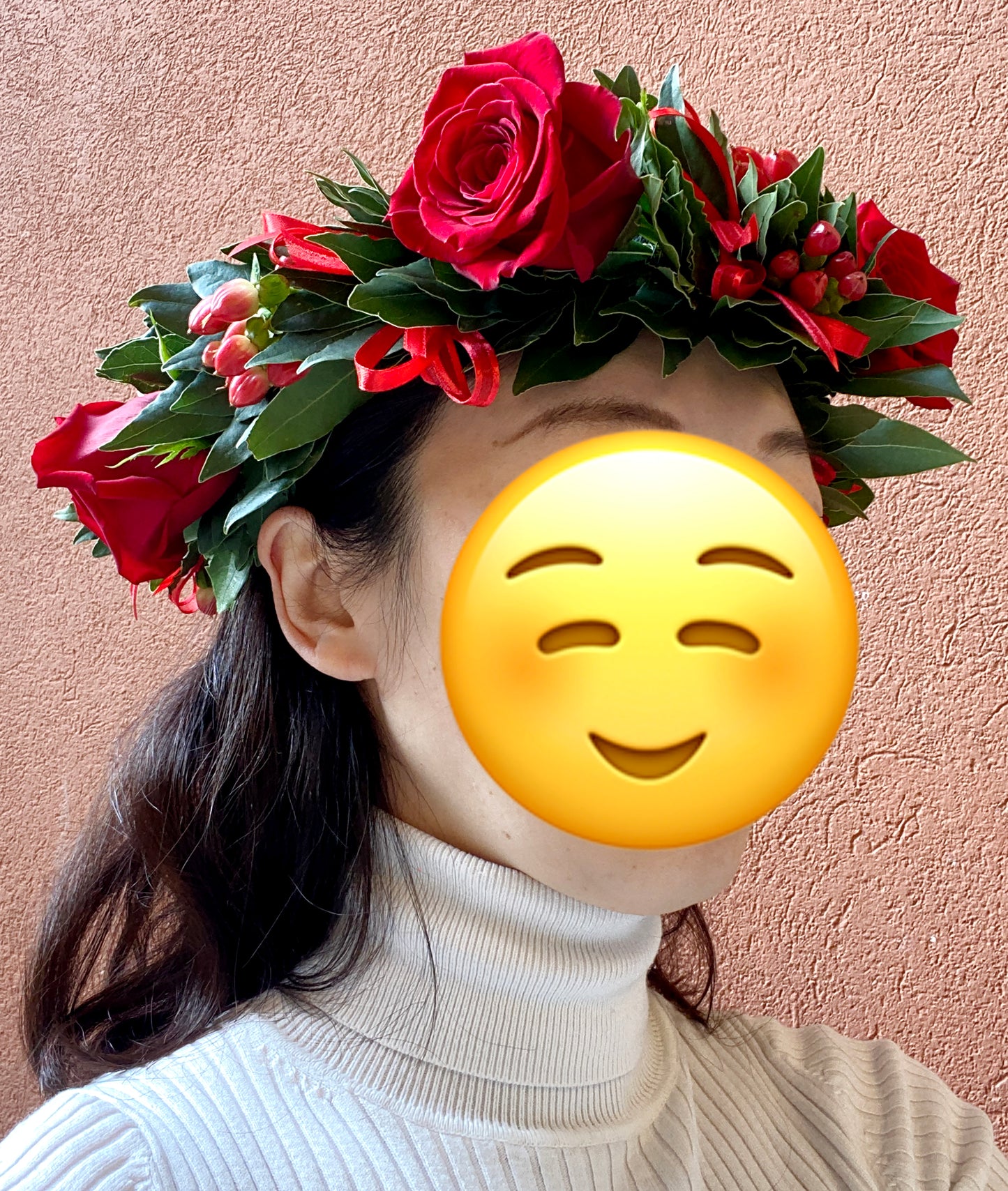 Laurel Wreath Red Roses - Corona di Laurea