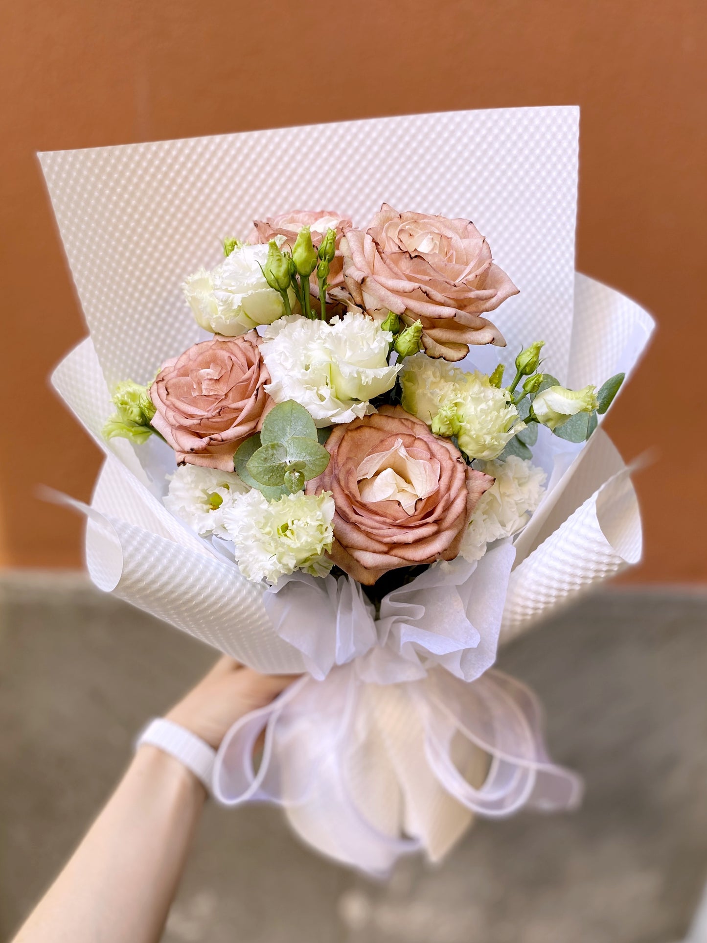 Mini Fresh Flower Bouquet - Vintage