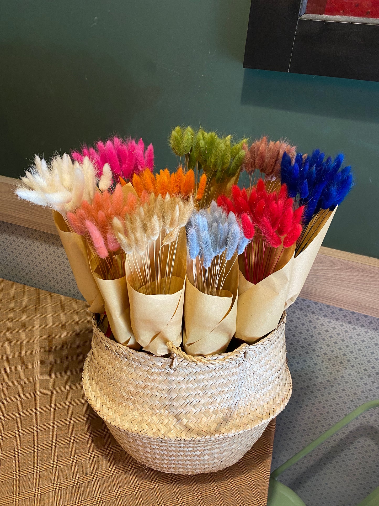 Rabbit Tail Mini Bouquet Red