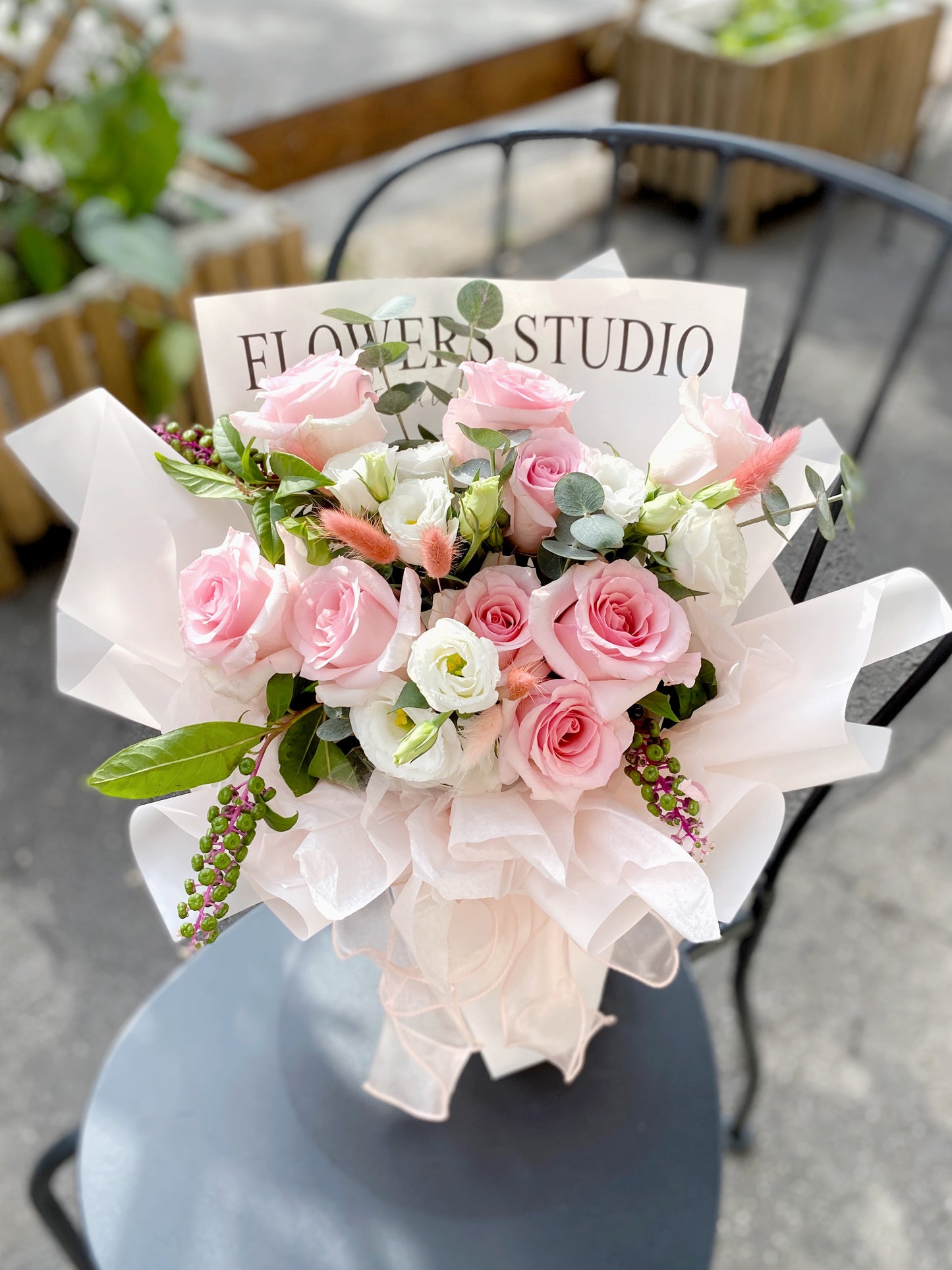 Medium Fresh Mixed Flower Bouquet - Pink
