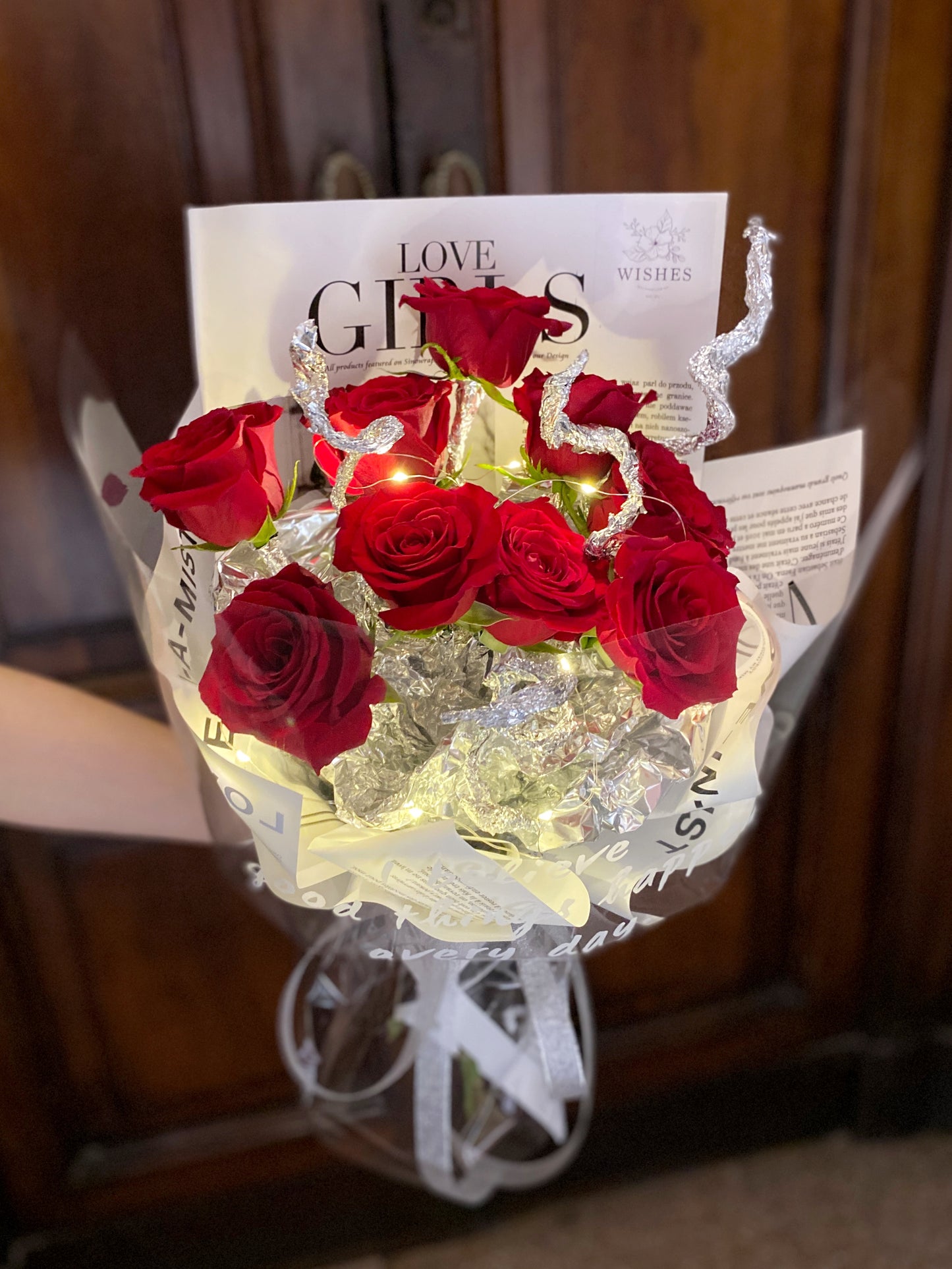 Special Medium Fresh Flower Bouquet - Red Roses