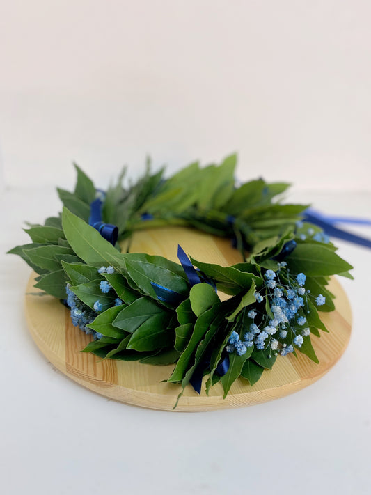 Laurel Wreath Basic Blue - Corona di Laurea