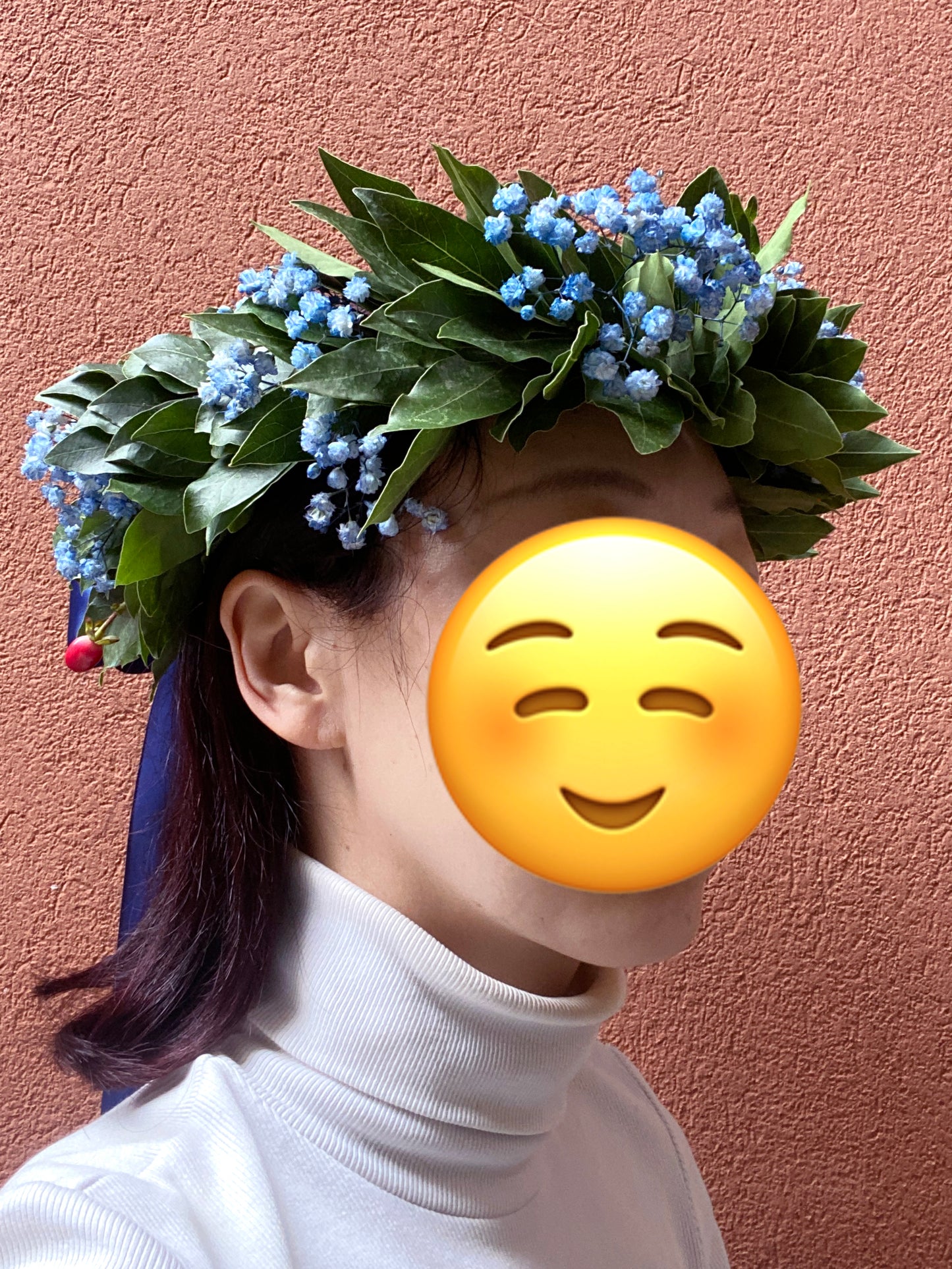 Laurel Wreath Blue Red - Corona di Laurea