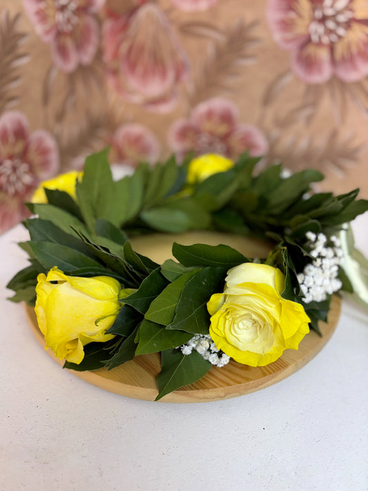 Laurel Wreath Yellow - Corona di Laurea