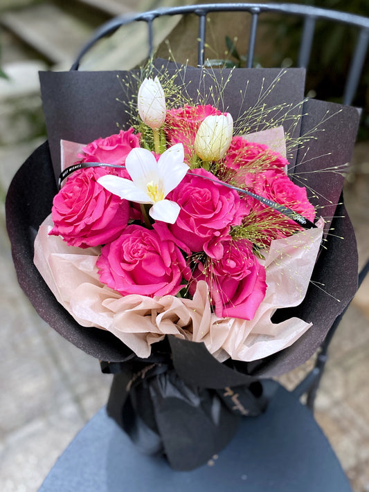 Fresh Flower Bouquet - Pink Floyd