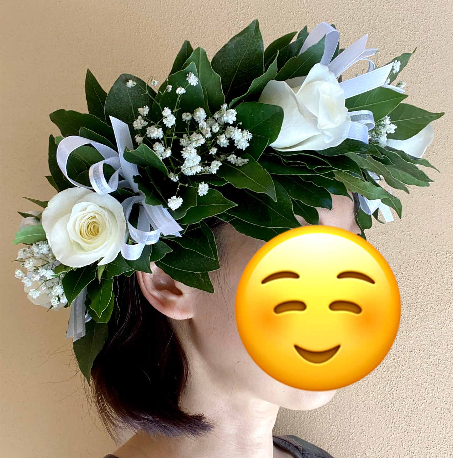 Laurel Wreath White - Corona di Laurea